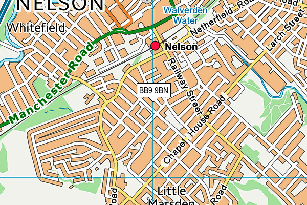 BB9 9BN map - OS VectorMap District (Ordnance Survey) BB9 9BN map - OS VectorMap District (Ordnance Survey)