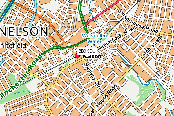 BB9 9DU map - OS VectorMap District (Ordnance Survey) BB9 9DU map - OS VectorMap District (Ordnance Survey)