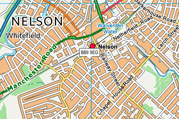 BB9 9EG map - OS VectorMap District (Ordnance Survey) BB9 9EG map - OS VectorMap District (Ordnance Survey)