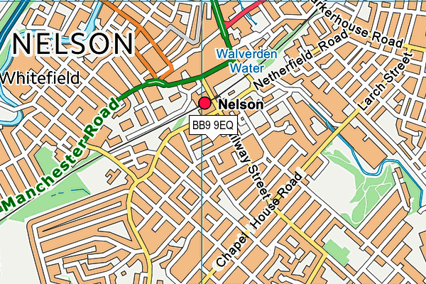 BB9 9EQ map - OS VectorMap District (Ordnance Survey) BB9 9EQ map - OS VectorMap District (Ordnance Survey)