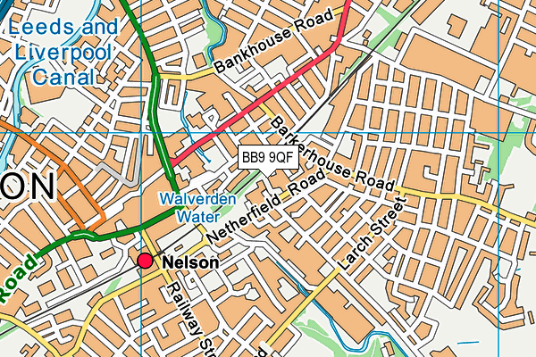 BB9 9QF map - OS VectorMap District (Ordnance Survey) BB9 9QF map - OS VectorMap District (Ordnance Survey)