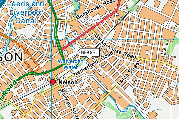 BB9 9RL map - OS VectorMap District (Ordnance Survey) BB9 9RL map - OS VectorMap District (Ordnance Survey)