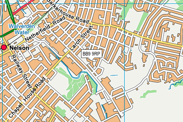 BB9 9RP map - OS VectorMap District (Ordnance Survey) BB9 9RP map - OS VectorMap District (Ordnance Survey)