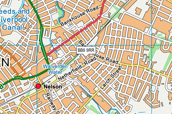 BB9 9RR map - OS VectorMap District (Ordnance Survey) BB9 9RR map - OS VectorMap District (Ordnance Survey)