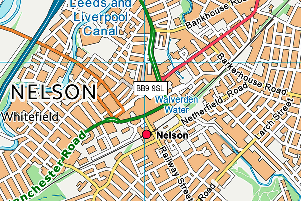 BB9 9SL map - OS VectorMap District (Ordnance Survey) BB9 9SL map - OS VectorMap District (Ordnance Survey)