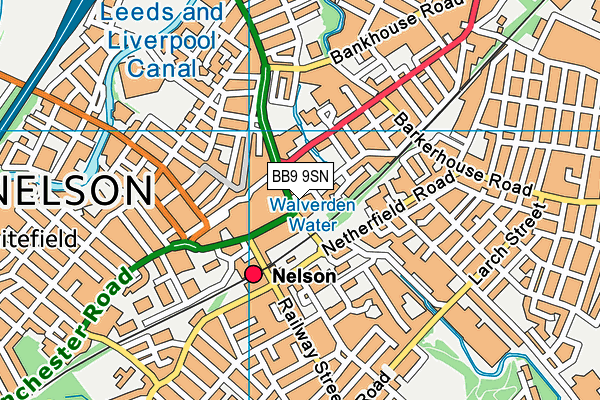BB9 9SN map - OS VectorMap District (Ordnance Survey) BB9 9SN map - OS VectorMap District (Ordnance Survey)