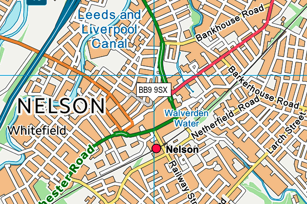 BB9 9SX map - OS VectorMap District (Ordnance Survey) BB9 9SX map - OS VectorMap District (Ordnance Survey)