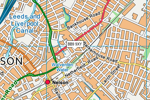 BB9 9XY map - OS VectorMap District (Ordnance Survey) BB9 9XY map - OS VectorMap District (Ordnance Survey)