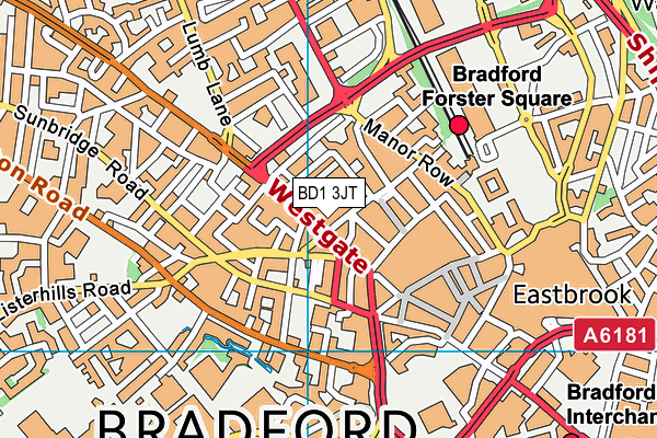 BD1 3JT map - OS VectorMap District (Ordnance Survey) BD1 3JT map - OS VectorMap District (Ordnance Survey)