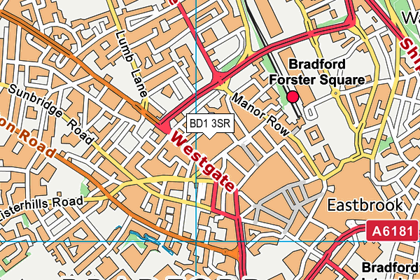 BD1 3SR map - OS VectorMap District (Ordnance Survey) BD1 3SR map - OS VectorMap District (Ordnance Survey)