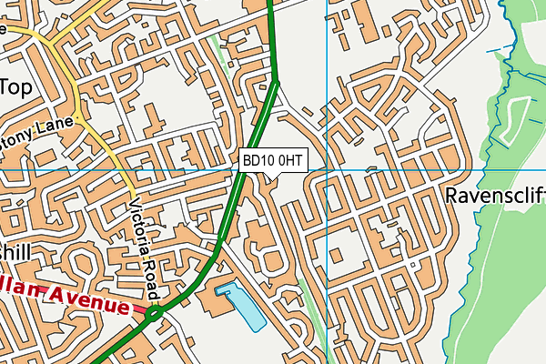 BD10 0HT map - OS VectorMap District (Ordnance Survey) BD10 0HT map - OS VectorMap District (Ordnance Survey)