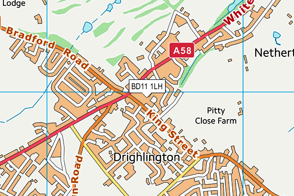 BD11 1LH map - OS VectorMap District (Ordnance Survey) BD11 1LH map - OS VectorMap District (Ordnance Survey)