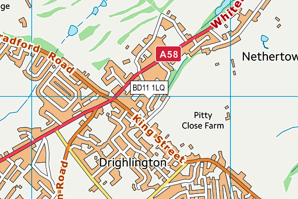 BD11 1LQ map - OS VectorMap District (Ordnance Survey) BD11 1LQ map - OS VectorMap District (Ordnance Survey)