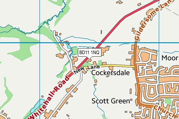 BD11 1NQ map - OS VectorMap District (Ordnance Survey) BD11 1NQ map - OS VectorMap District (Ordnance Survey)