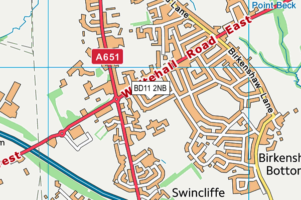 BD11 2NB map - OS VectorMap District (Ordnance Survey) BD11 2NB map - OS VectorMap District (Ordnance Survey)