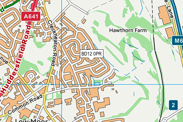 BD12 0PR map - OS VectorMap District (Ordnance Survey) BD12 0PR map - OS VectorMap District (Ordnance Survey)