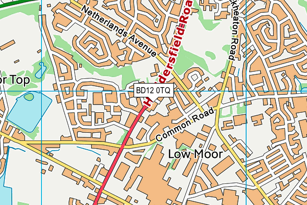 BD12 0TQ map - OS VectorMap District (Ordnance Survey) BD12 0TQ map - OS VectorMap District (Ordnance Survey)