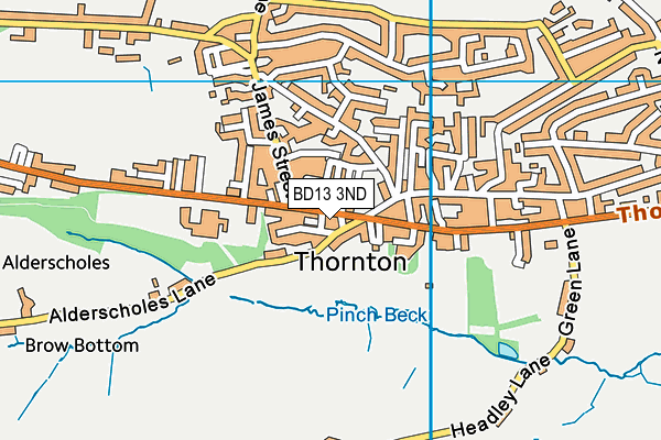 BD13 3ND map - OS VectorMap District (Ordnance Survey) BD13 3ND map - OS VectorMap District (Ordnance Survey)