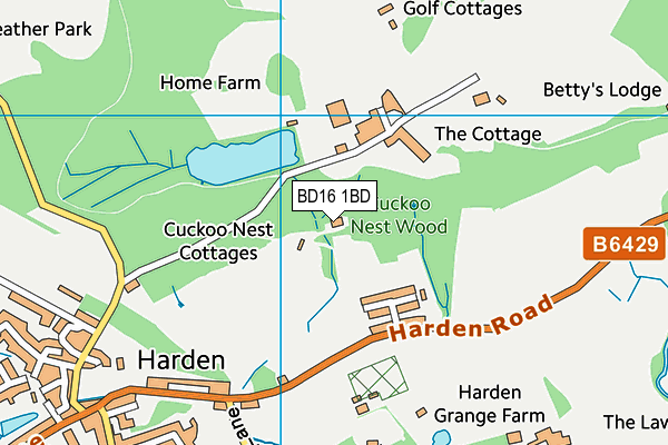BD16 1BD map - OS VectorMap District (Ordnance Survey) BD16 1BD map - OS VectorMap District (Ordnance Survey)