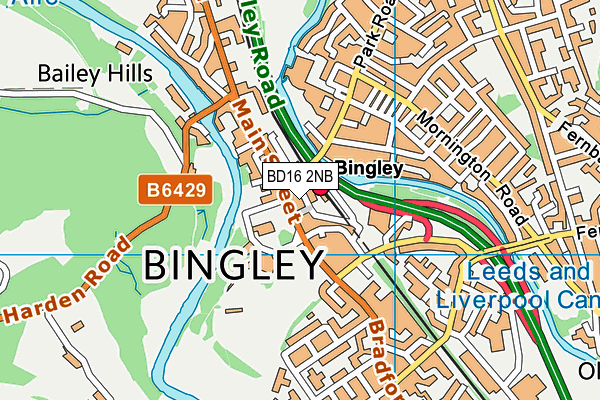 BD16 2NB map - OS VectorMap District (Ordnance Survey) BD16 2NB map - OS VectorMap District (Ordnance Survey)