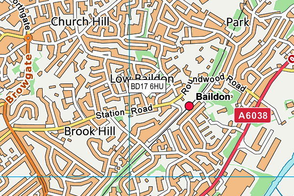 BD17 6HU map - OS VectorMap District (Ordnance Survey) BD17 6HU map - OS VectorMap District (Ordnance Survey)