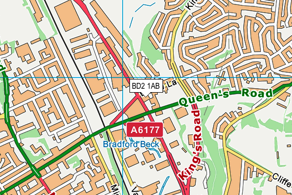 BD2 1AB map - OS VectorMap District (Ordnance Survey) BD2 1AB map - OS VectorMap District (Ordnance Survey)