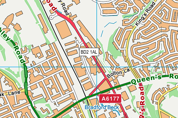 BD2 1AL map - OS VectorMap District (Ordnance Survey) BD2 1AL map - OS VectorMap District (Ordnance Survey)