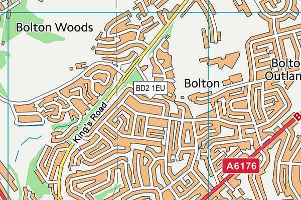 BD2 1EU map - OS VectorMap District (Ordnance Survey) BD2 1EU map - OS VectorMap District (Ordnance Survey)