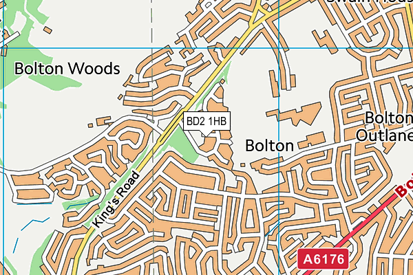 BD2 1HB map - OS VectorMap District (Ordnance Survey) BD2 1HB map - OS VectorMap District (Ordnance Survey)