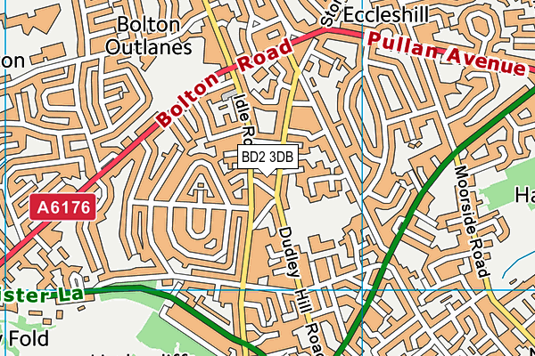 BD2 3DB map - OS VectorMap District (Ordnance Survey) BD2 3DB map - OS VectorMap District (Ordnance Survey)