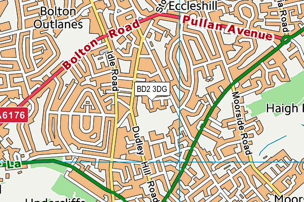 BD2 3DG map - OS VectorMap District (Ordnance Survey) BD2 3DG map - OS VectorMap District (Ordnance Survey)