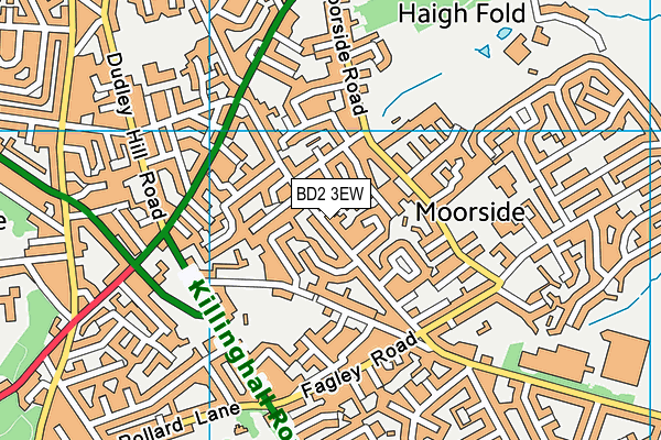 BD2 3EW map - OS VectorMap District (Ordnance Survey) BD2 3EW map - OS VectorMap District (Ordnance Survey)