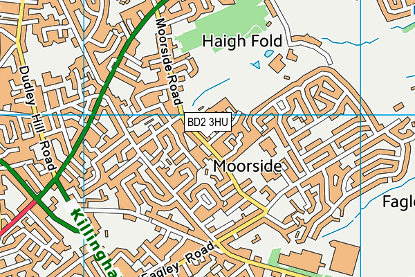 BD2 3HU map - OS VectorMap District (Ordnance Survey) BD2 3HU map - OS VectorMap District (Ordnance Survey)