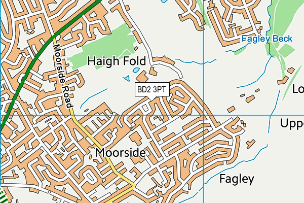 BD2 3PT map - OS VectorMap District (Ordnance Survey) BD2 3PT map - OS VectorMap District (Ordnance Survey)