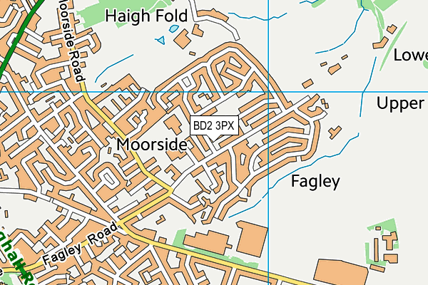 BD2 3PX map - OS VectorMap District (Ordnance Survey) BD2 3PX map - OS VectorMap District (Ordnance Survey)