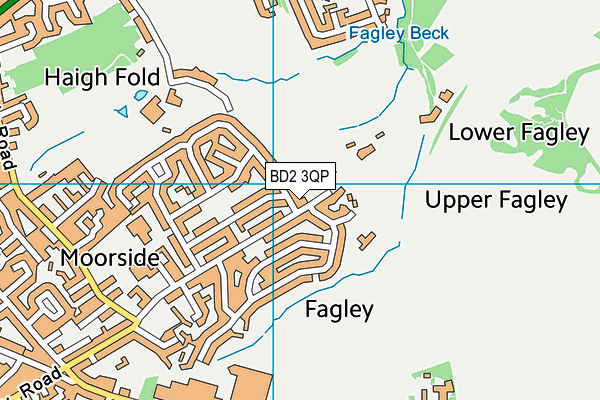 BD2 3QP map - OS VectorMap District (Ordnance Survey) BD2 3QP map - OS VectorMap District (Ordnance Survey)