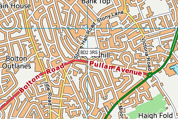 BD2 3RS map - OS VectorMap District (Ordnance Survey) BD2 3RS map - OS VectorMap District (Ordnance Survey)