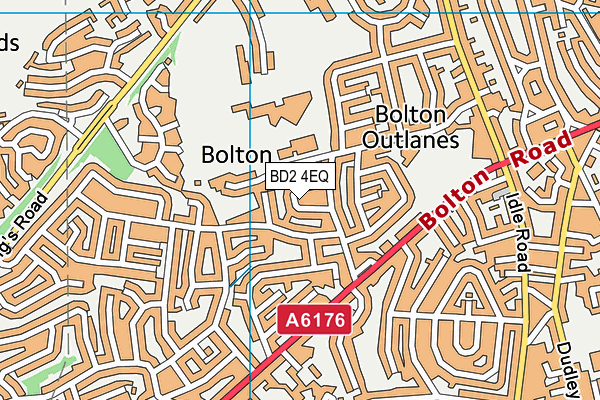 BD2 4EQ map - OS VectorMap District (Ordnance Survey) BD2 4EQ map - OS VectorMap District (Ordnance Survey)