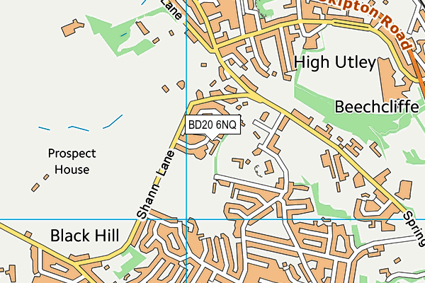 BD20 6NQ map - OS VectorMap District (Ordnance Survey) BD20 6NQ map - OS VectorMap District (Ordnance Survey)