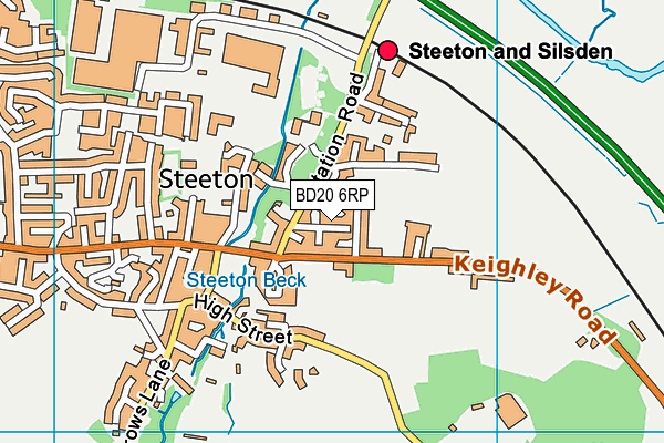 BD20 6RP map - OS VectorMap District (Ordnance Survey) BD20 6RP map - OS VectorMap District (Ordnance Survey)