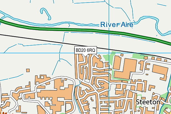 BD20 6RQ map - OS VectorMap District (Ordnance Survey) BD20 6RQ map - OS VectorMap District (Ordnance Survey)