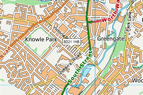 BD21 1HB map - OS VectorMap District (Ordnance Survey) BD21 1HB map - OS VectorMap District (Ordnance Survey)