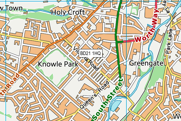 BD21 1HQ map - OS VectorMap District (Ordnance Survey) BD21 1HQ map - OS VectorMap District (Ordnance Survey)