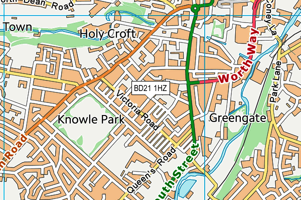 BD21 1HZ map - OS VectorMap District (Ordnance Survey) BD21 1HZ map - OS VectorMap District (Ordnance Survey)