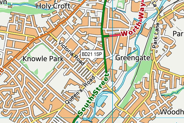 BD21 1SP map - OS VectorMap District (Ordnance Survey) BD21 1SP map - OS VectorMap District (Ordnance Survey)