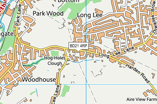 BD21 4RP map - OS VectorMap District (Ordnance Survey) BD21 4RP map - OS VectorMap District (Ordnance Survey)