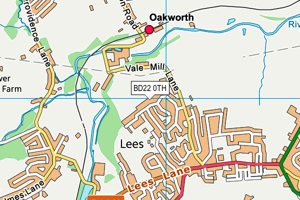BD22 0TH map - OS VectorMap District (Ordnance Survey) BD22 0TH map - OS VectorMap District (Ordnance Survey)