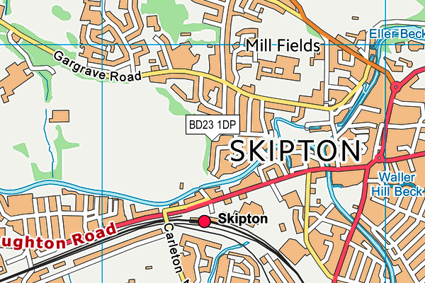 BD23 1DP map - OS VectorMap District (Ordnance Survey) BD23 1DP map - OS VectorMap District (Ordnance Survey)