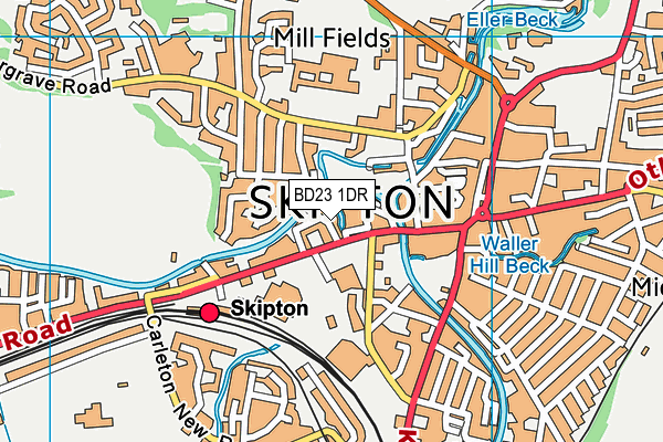 BD23 1DR map - OS VectorMap District (Ordnance Survey) BD23 1DR map - OS VectorMap District (Ordnance Survey)