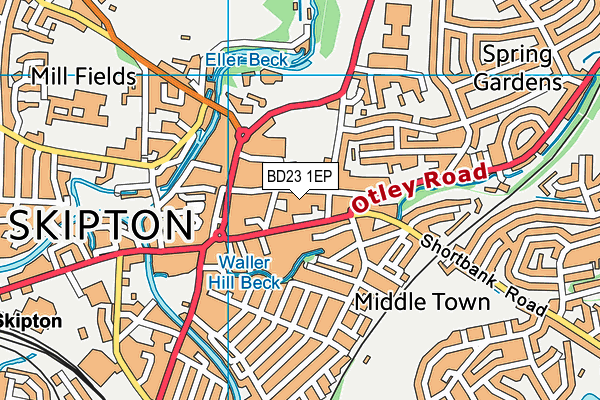 BD23 1EP map - OS VectorMap District (Ordnance Survey) BD23 1EP map - OS VectorMap District (Ordnance Survey)
